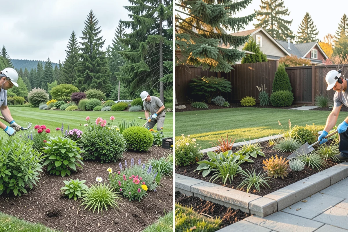 Grass Trimming in Auburn, King County, WA - Identify areas the mower cannot reach