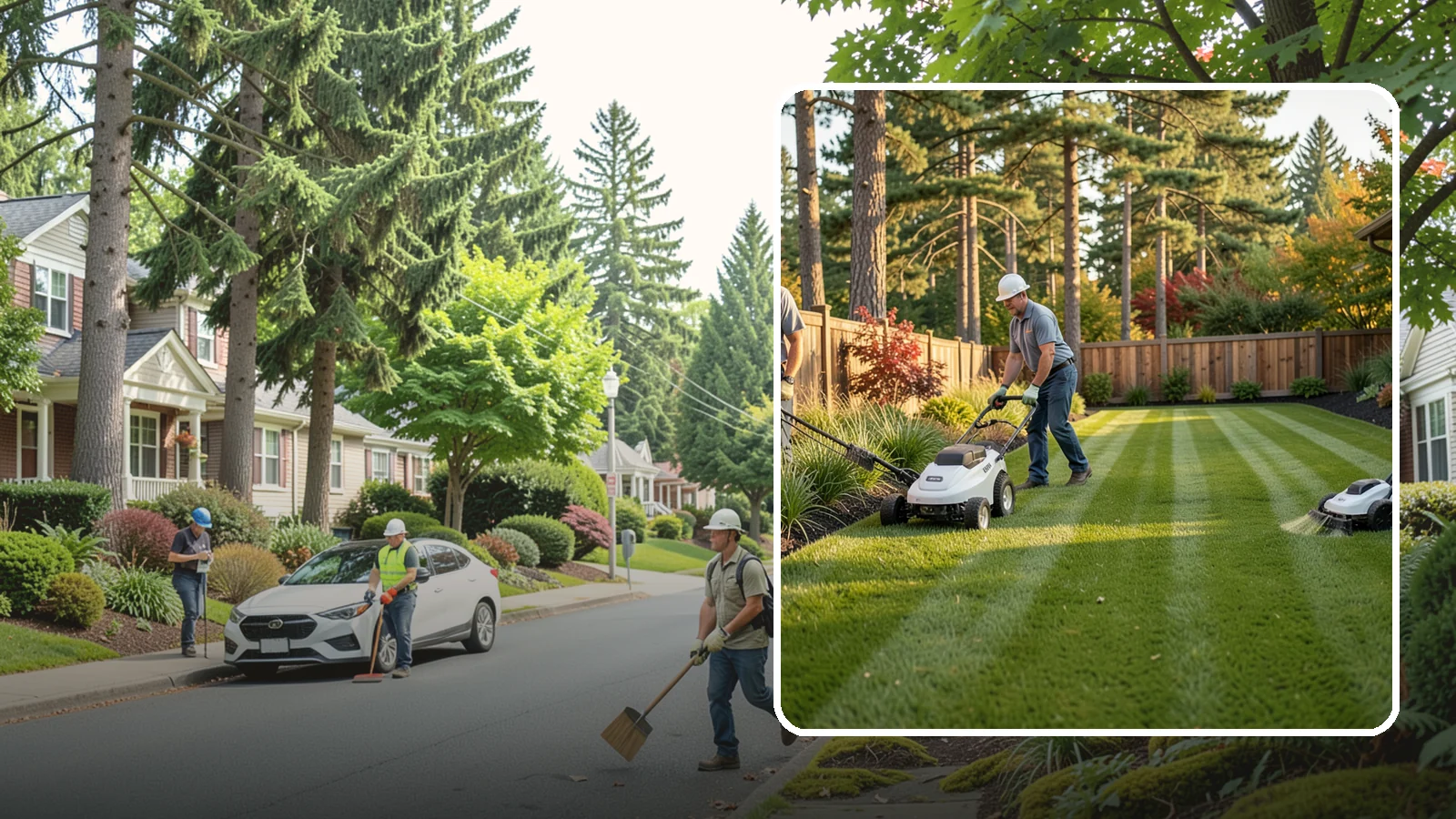 Grass Trimming in Beaux Arts Village, King County, WA - String trimming that reaches the spots a mower cannot, so your whole lawn looks uniformly cut.
