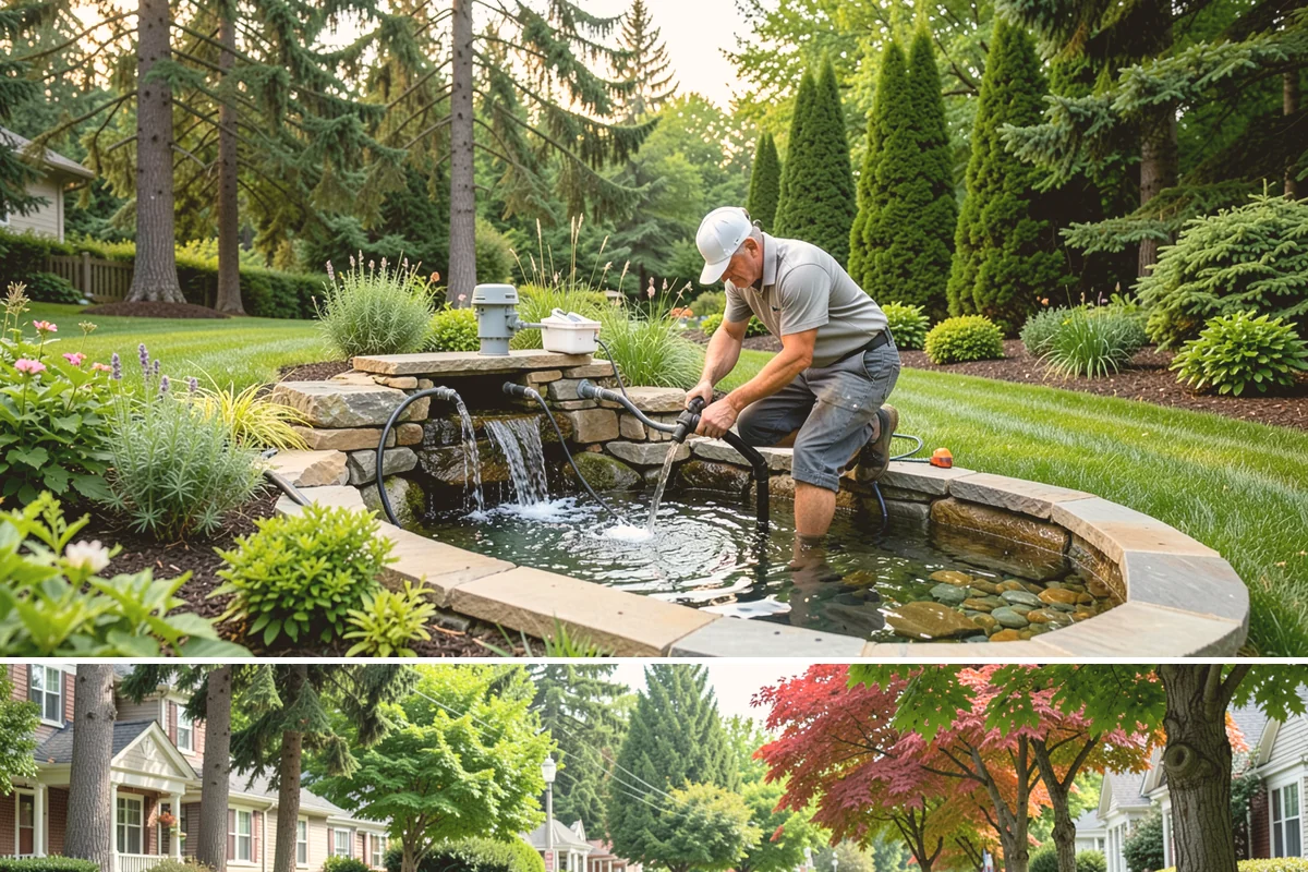 Grass Trimming in Beaux Arts Village, King County, WA - Performed with each mow through the growing season.