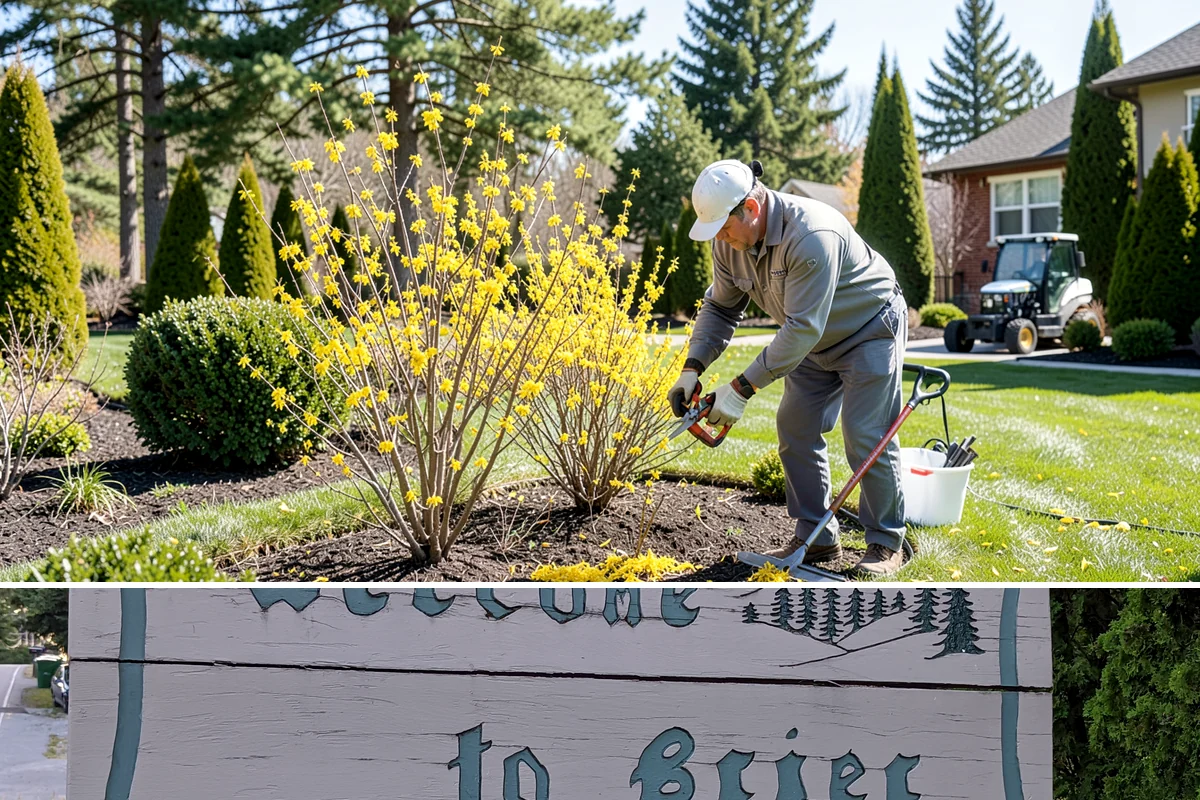 Grass Trimming in Brier, Snohomish County, WA - Performed with each mow through the growing season.