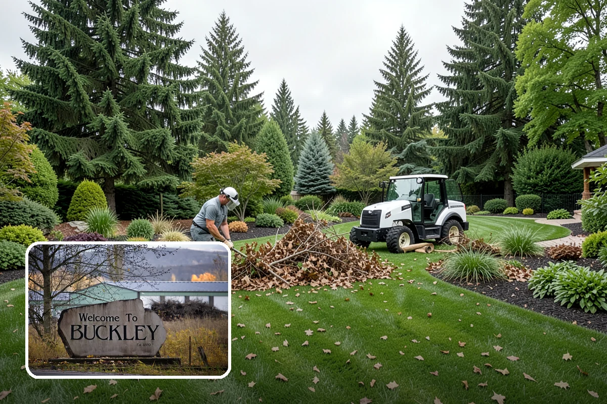 Grass Trimming in Buckley, Pierce County, WA - Uniform height across the entire lawn