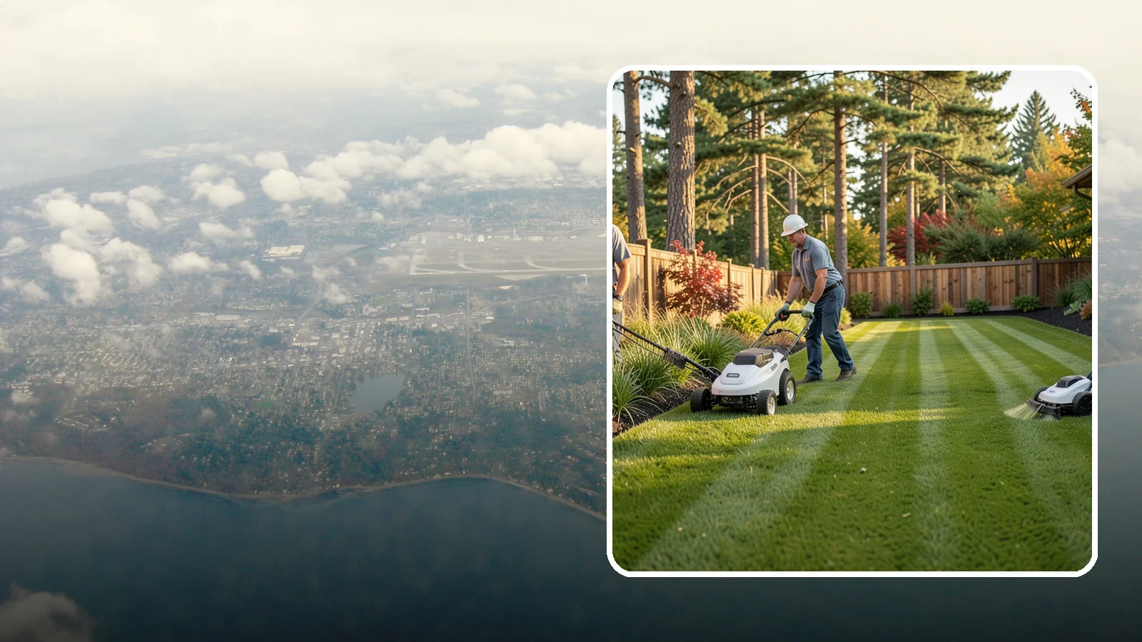 Grass Trimming in Burien, King County, WA - String trimming that reaches the spots a mower cannot, so your whole lawn looks uniformly cut.