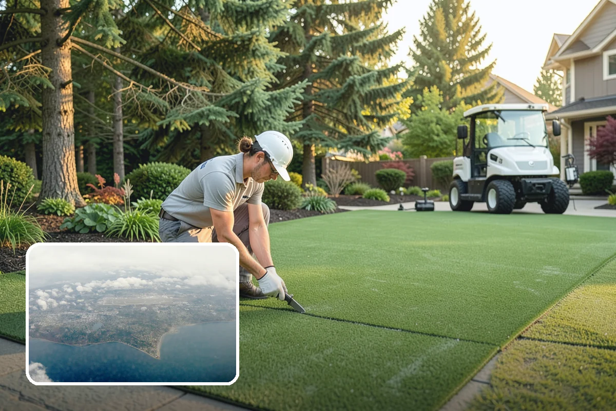 Grass Trimming in Burien, King County, WA - Uniform height across the entire lawn