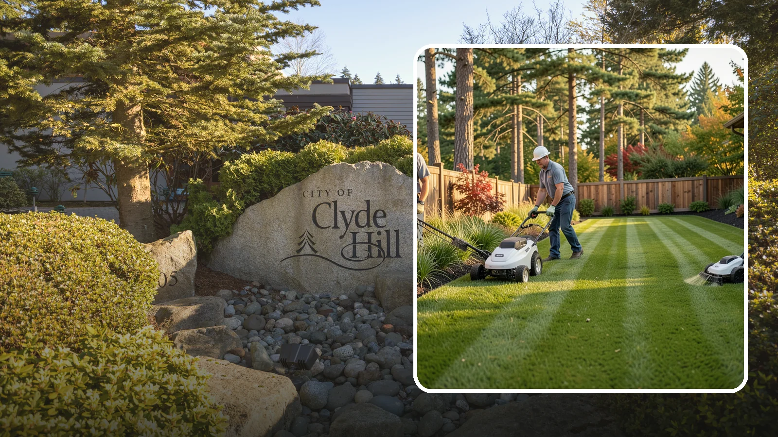Grass Trimming in Clyde Hill, King County, WA - String trimming that reaches the spots a mower cannot, so your whole lawn looks uniformly cut.