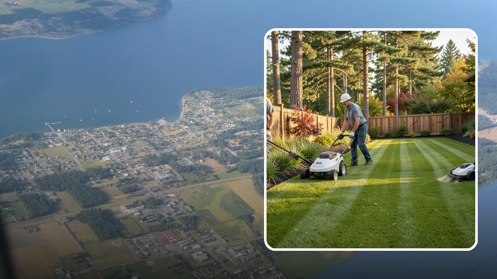 Grass Trimming in Coupeville, Island County, WA - String trimming that reaches the spots a mower cannot, so your whole lawn looks uniformly cut.