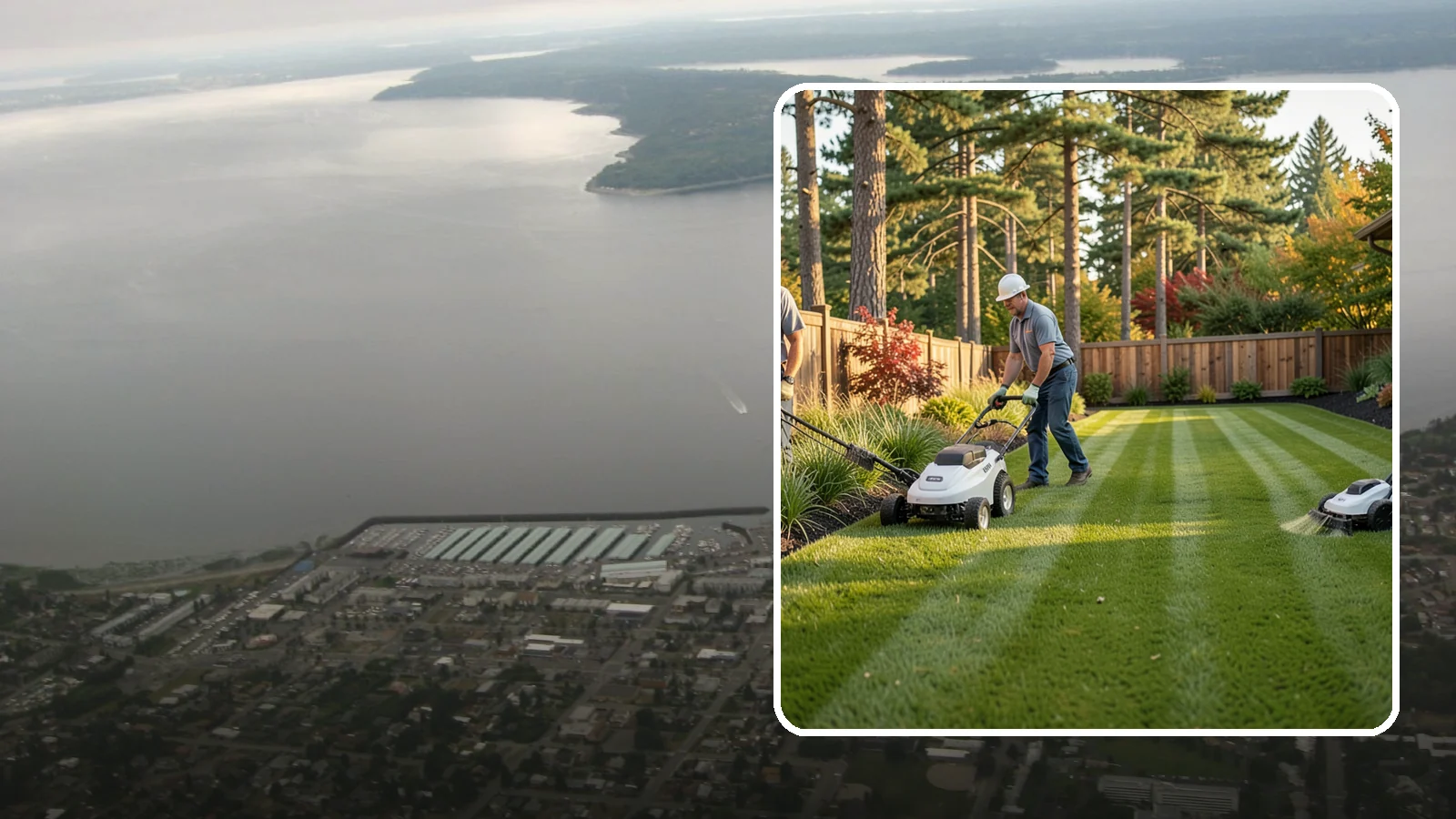 Grass Trimming in Des Moines, King County, WA - String trimming that reaches the spots a mower cannot, so your whole lawn looks uniformly cut.