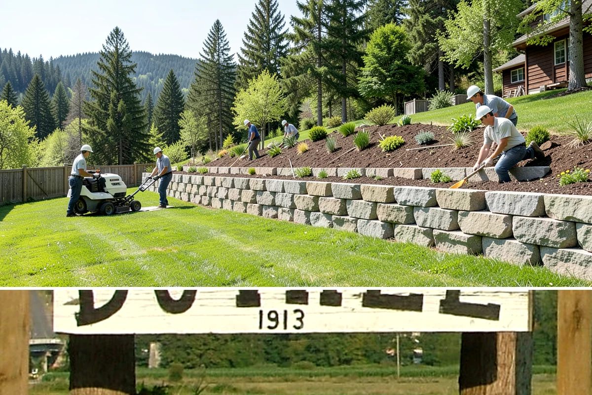 Grass Trimming in Duvall, King County, WA - Performed with each mow through the growing season.