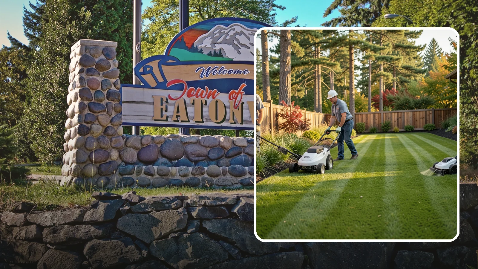 Grass Trimming in Eatonville, Pierce County, WA - String trimming that reaches the spots a mower cannot, so your whole lawn looks uniformly cut.