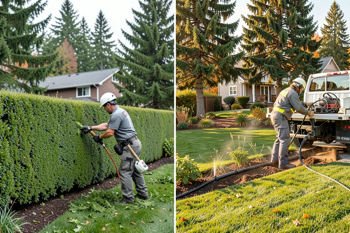 Grass Trimming in Enumclaw, King County, WA - Identify areas the mower cannot reach