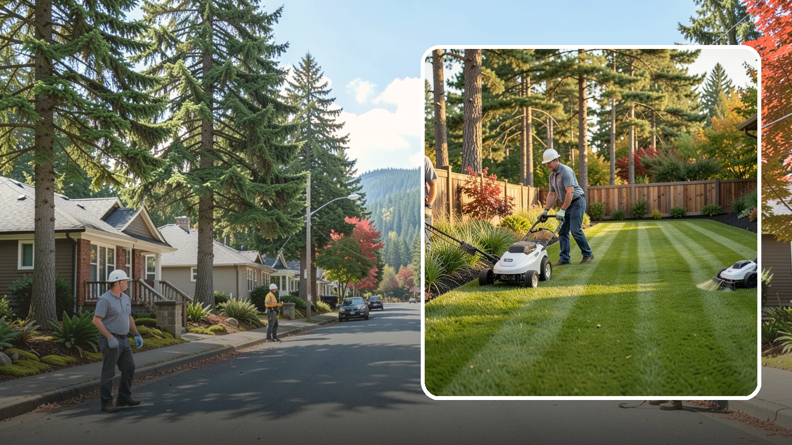 Grass Trimming in Hunts Point, King County, WA - String trimming that reaches the spots a mower cannot, so your whole lawn looks uniformly cut.