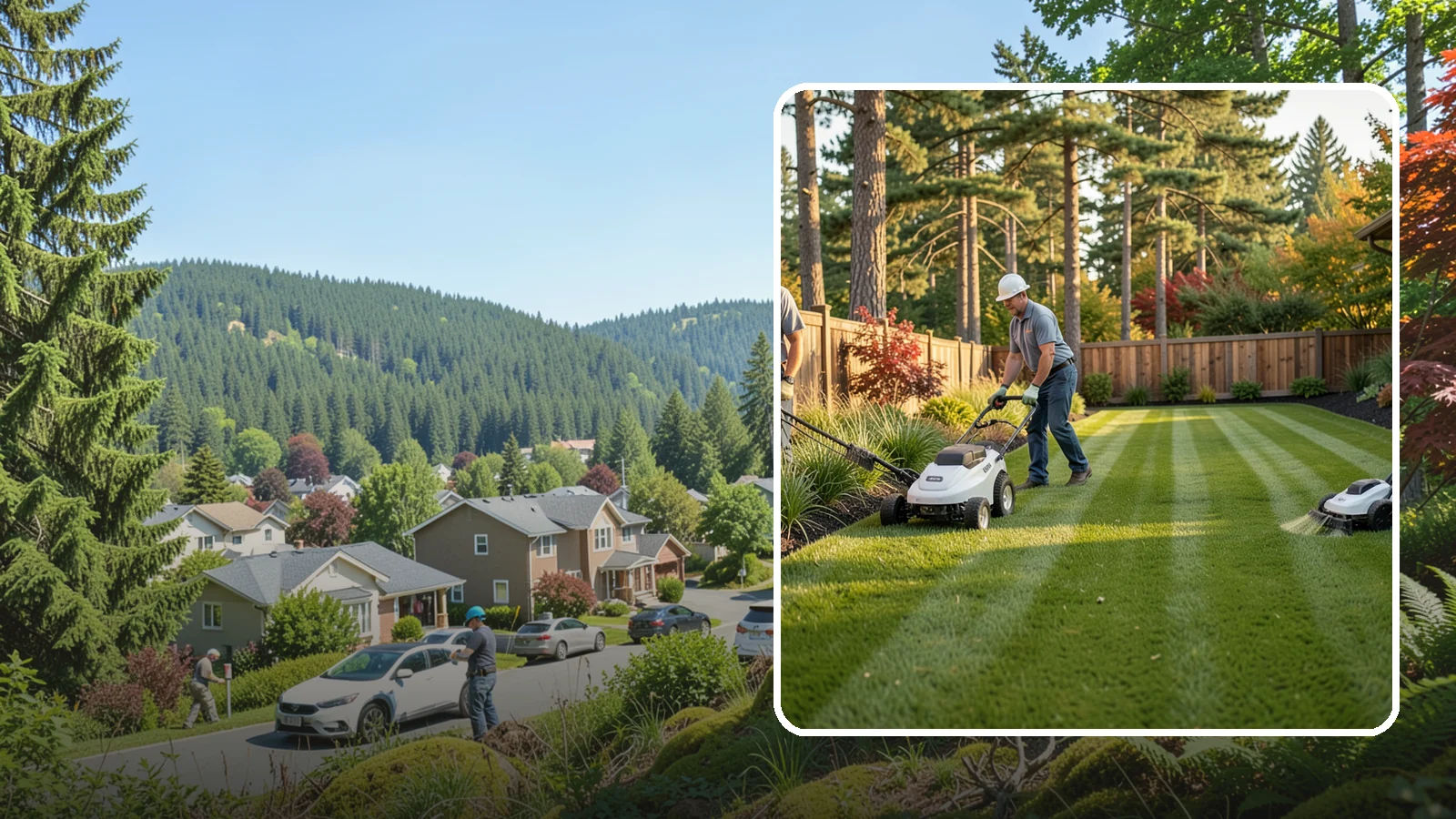 Grass Trimming in Index, Snohomish County, WA - String trimming that reaches the spots a mower cannot, so your whole lawn looks uniformly cut.