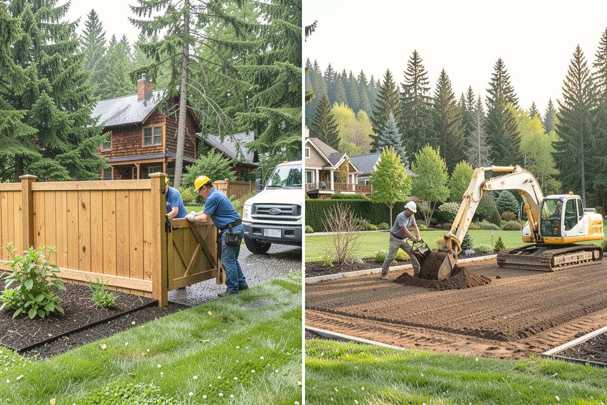 Grass Trimming in Issaquah, King County, WA - Identify areas the mower cannot reach