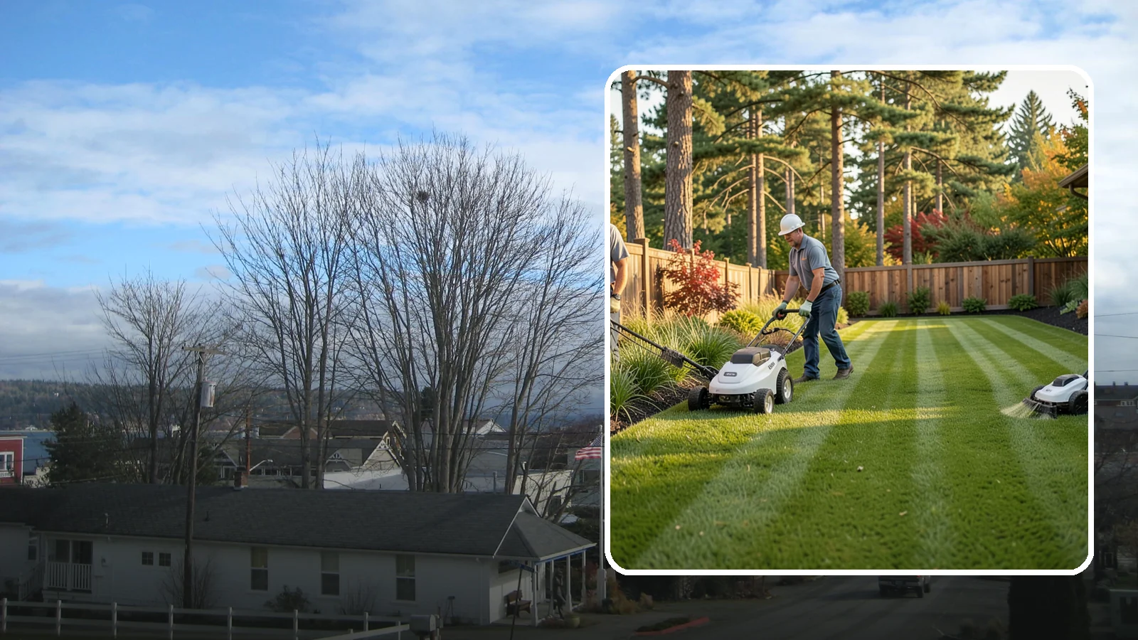 Grass Trimming in Langley, Island County, WA - String trimming that reaches the spots a mower cannot, so your whole lawn looks uniformly cut.