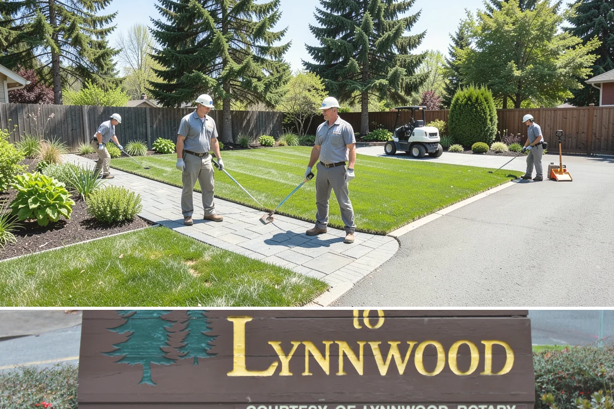 Grass Trimming in Lynnwood, Snohomish County, WA - Performed with each mow through the growing season.