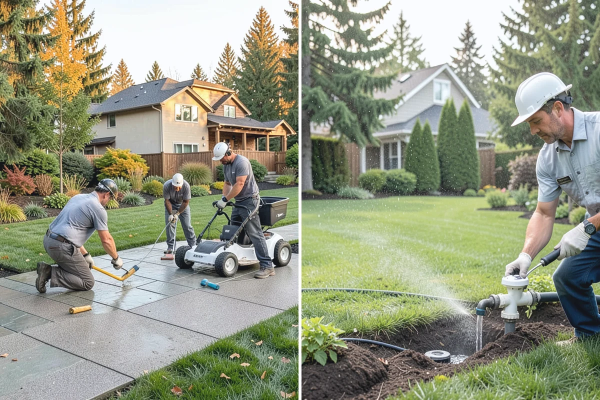 Grass Trimming in Marysville, Snohomish County, WA - Identify areas the mower cannot reach