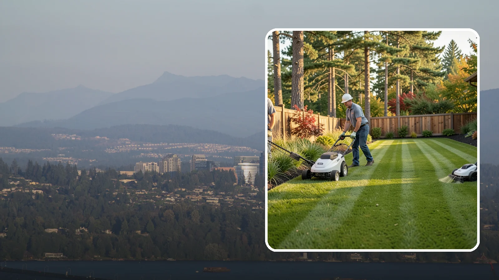 Grass Trimming in Medina, King County, WA - String trimming that reaches the spots a mower cannot, so your whole lawn looks uniformly cut.