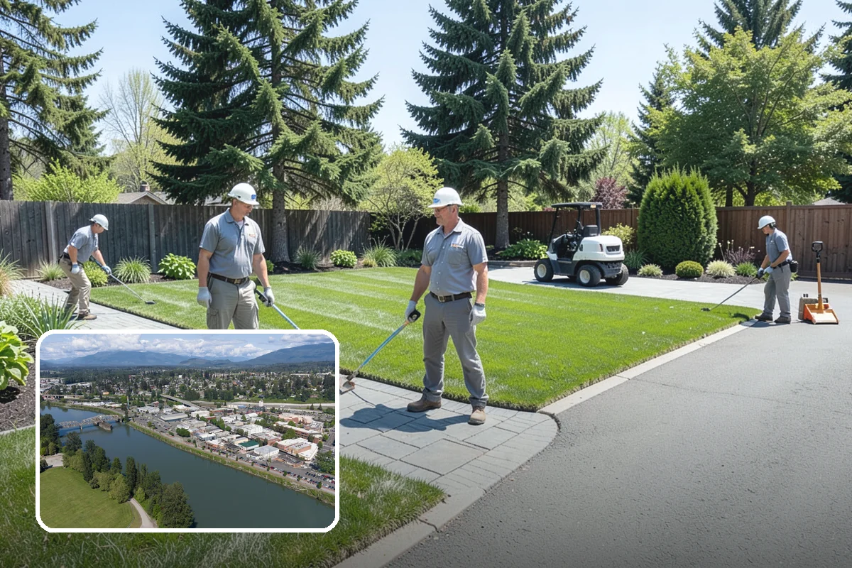 Grass Trimming in Mount Vernon, Skagit County, WA - Uniform height across the entire lawn