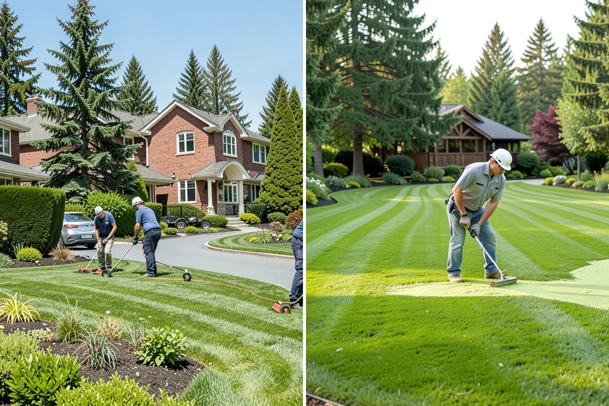 Grass Trimming in Pacific, King County, WA - Identify areas the mower cannot reach