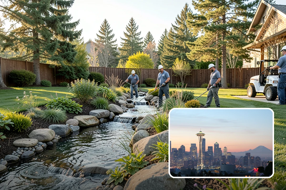 Grass Trimming in Seattle, King County, WA - Uniform height across the entire lawn