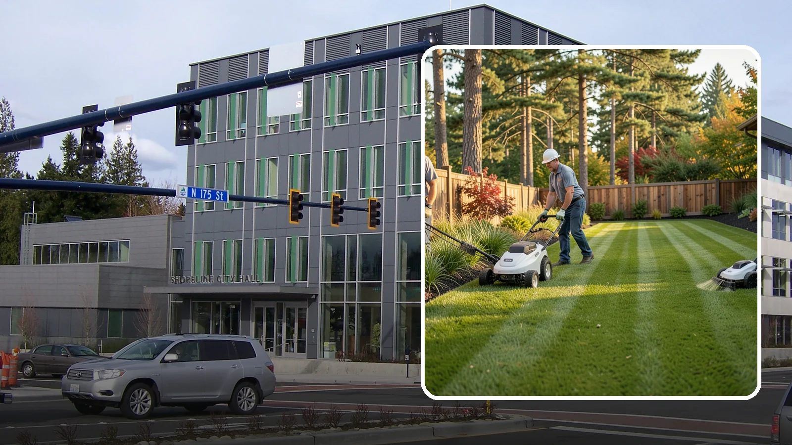 Grass Trimming in Shoreline, King County, WA - String trimming that reaches the spots a mower cannot, so your whole lawn looks uniformly cut.