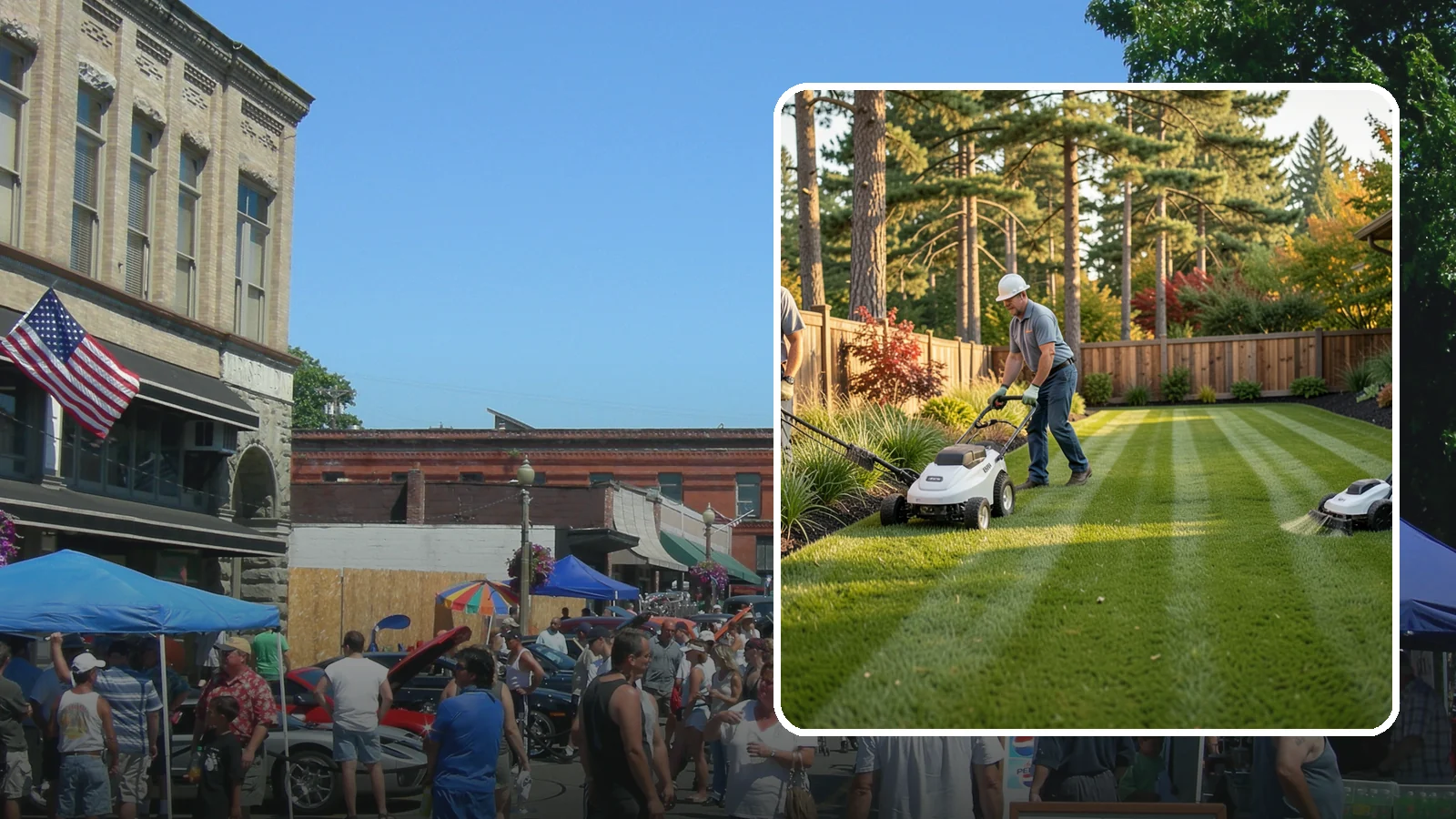 Grass Trimming in Snohomish, Snohomish County, WA - String trimming that reaches the spots a mower cannot, so your whole lawn looks uniformly cut.