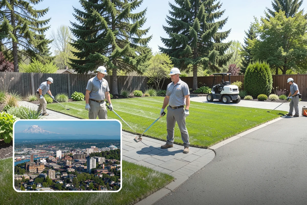 Grass Trimming in Tacoma, Pierce County, WA - Uniform height across the entire lawn
