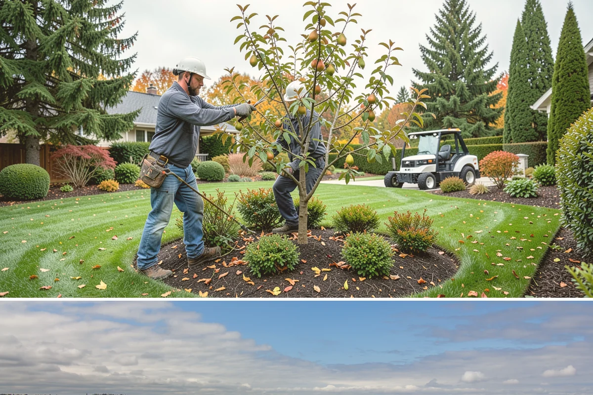 Grass Trimming in University Place, Pierce County, WA - Performed with each mow through the growing season.