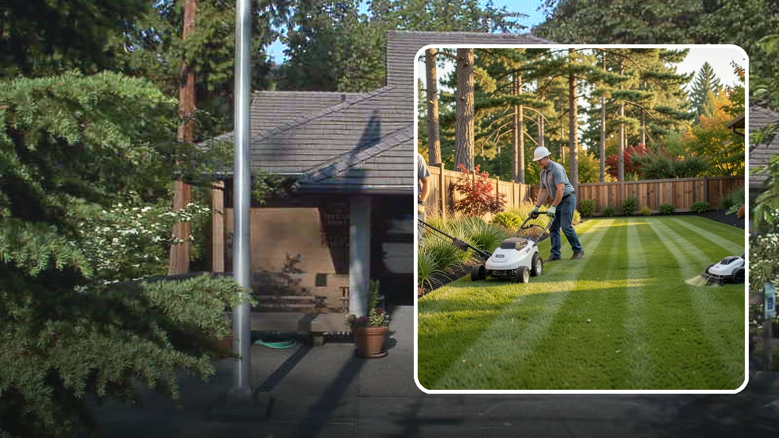 Grass Trimming in Yarrow Point, King County, WA - String trimming that reaches the spots a mower cannot, so your whole lawn looks uniformly cut.