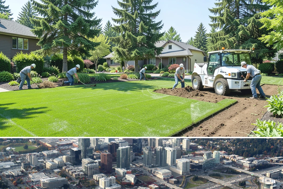 Gravel Installation in Bellevue, King County, WA - Best installed in drier conditions for compaction