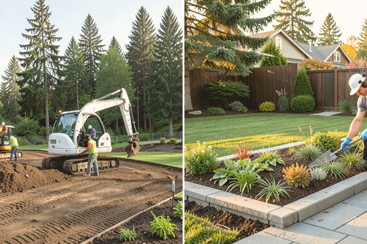 Gravel Installation in Bothell, King County, WA - Excavate to the correct depth