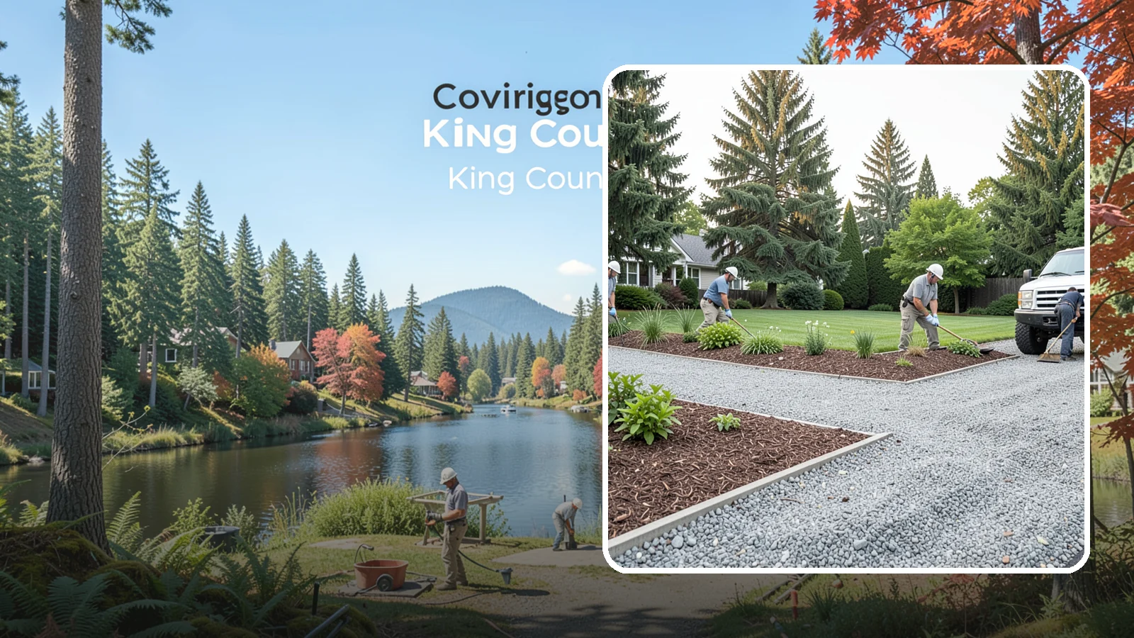 Gravel Installation in Covington, King County, WA - Crushed gravel installed for driveways, paths, drainage, and durable ground cover that lasts for years.