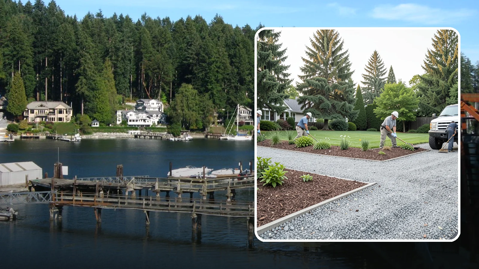 Gravel Installation in Gig Harbor, Pierce County, WA - Crushed gravel installed for driveways, paths, drainage, and durable ground cover that lasts for years.