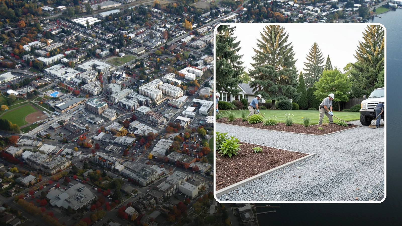Gravel Installation in Kirkland, King County, WA - Crushed gravel installed for driveways, paths, drainage, and durable ground cover that lasts for years.
