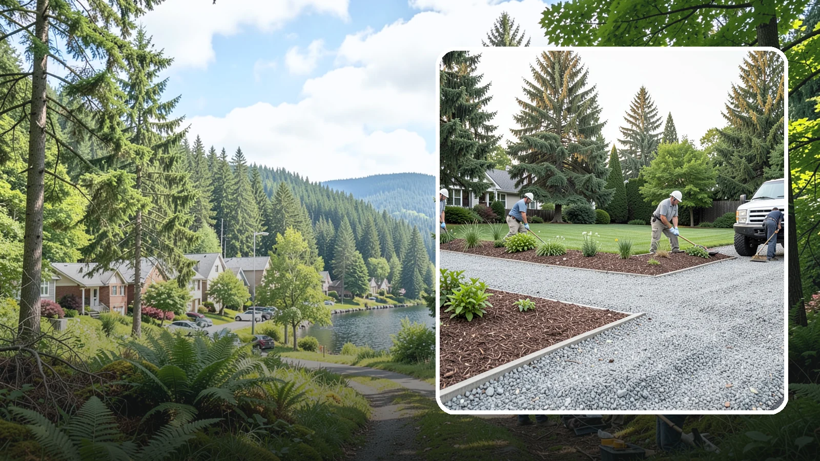 Gravel Installation in Lake Forest Park, King County, WA - Crushed gravel installed for driveways, paths, drainage, and durable ground cover that lasts for years.