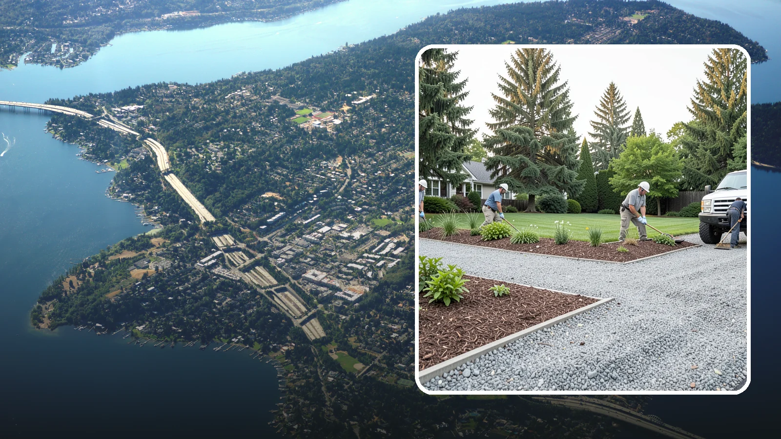 Gravel Installation in Mercer Island, King County, WA - Crushed gravel installed for driveways, paths, drainage, and durable ground cover that lasts for years.