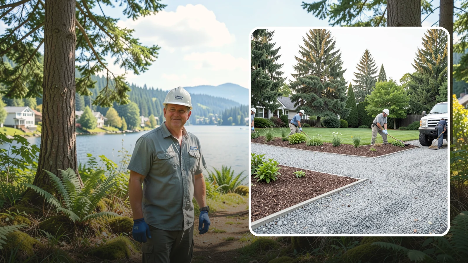 Gravel Installation in Milton, King County, WA - Crushed gravel installed for driveways, paths, drainage, and durable ground cover that lasts for years.