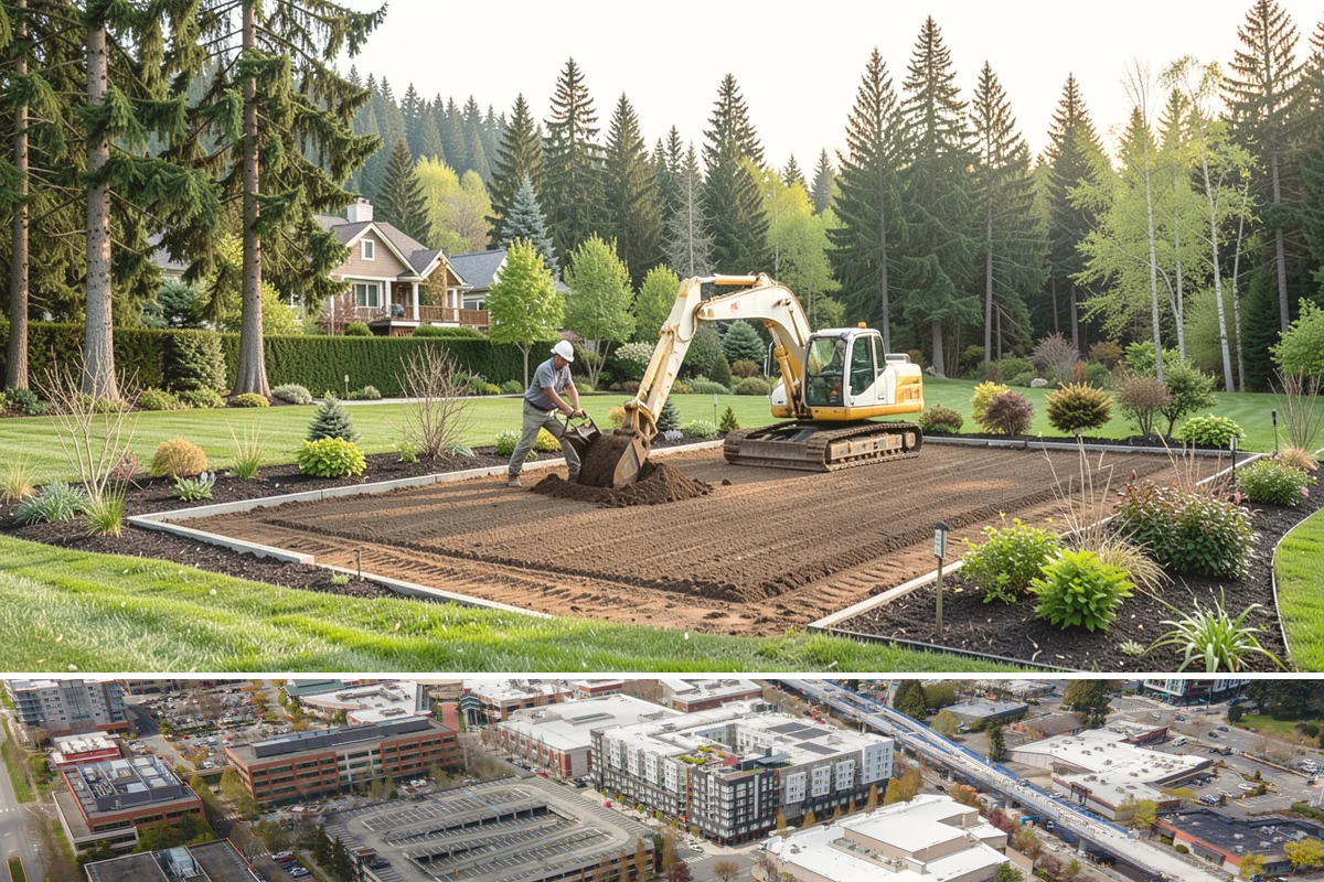 Gravel Installation in Redmond, King County, WA - Best installed in drier conditions for compaction
