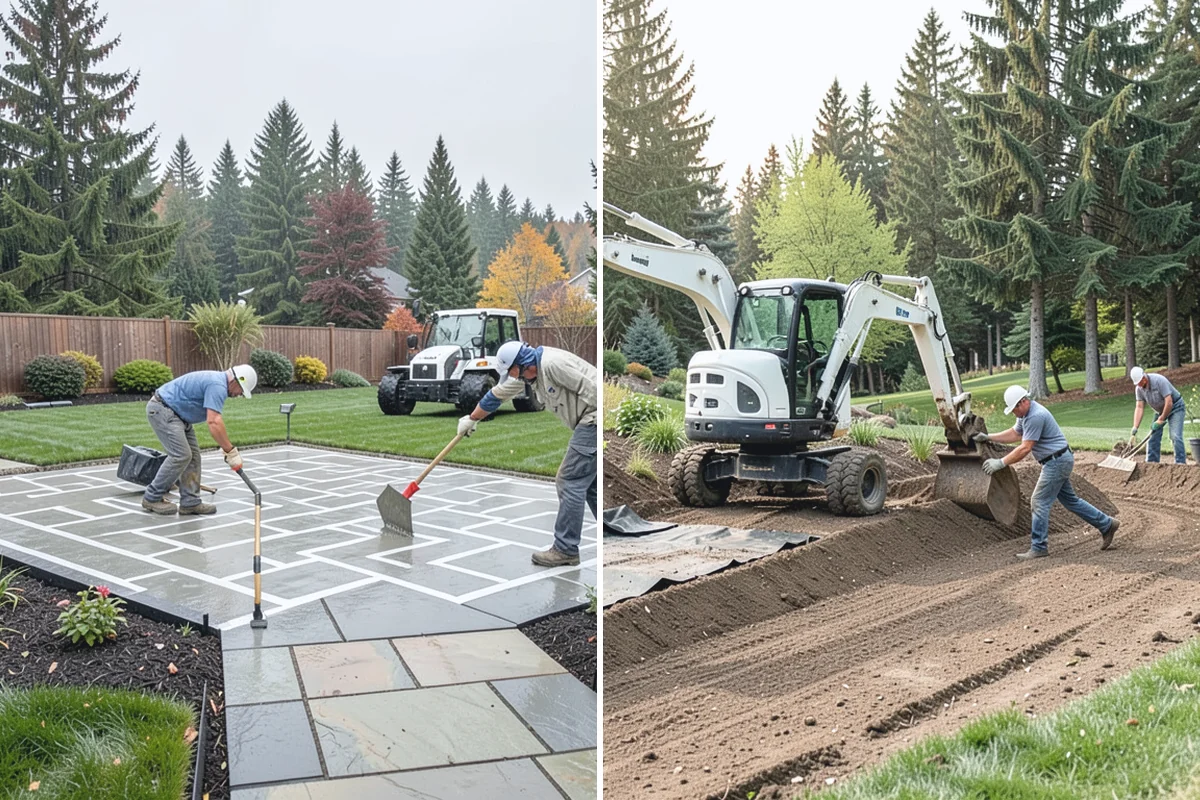 Gravel Installation in Roy, Pierce County, WA - Excavate to the correct depth