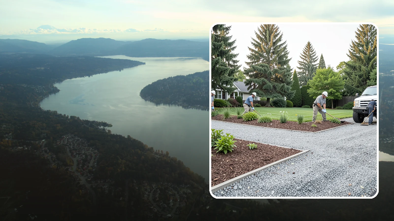 Gravel Installation in Sammamish, King County, WA - Crushed gravel installed for driveways, paths, drainage, and durable ground cover that lasts for years.