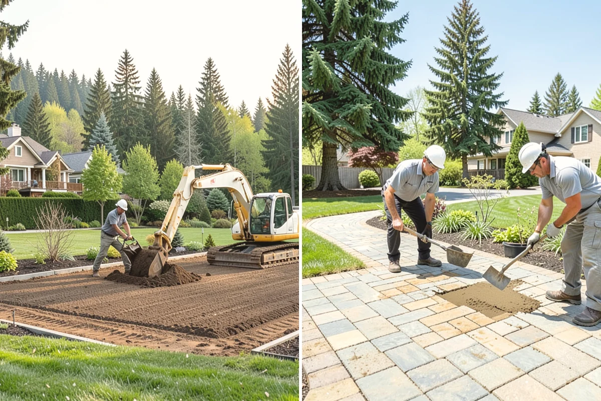 Gravel Installation in University Place, Pierce County, WA - Excavate to the correct depth
