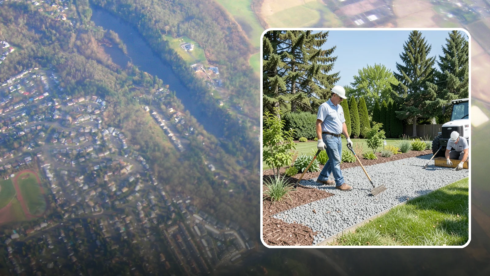 Gravel Mulch Installation in Algona, King County, WA - We install decorative gravel mulch for a clean, permanent ground cover that never needs annual replacement.