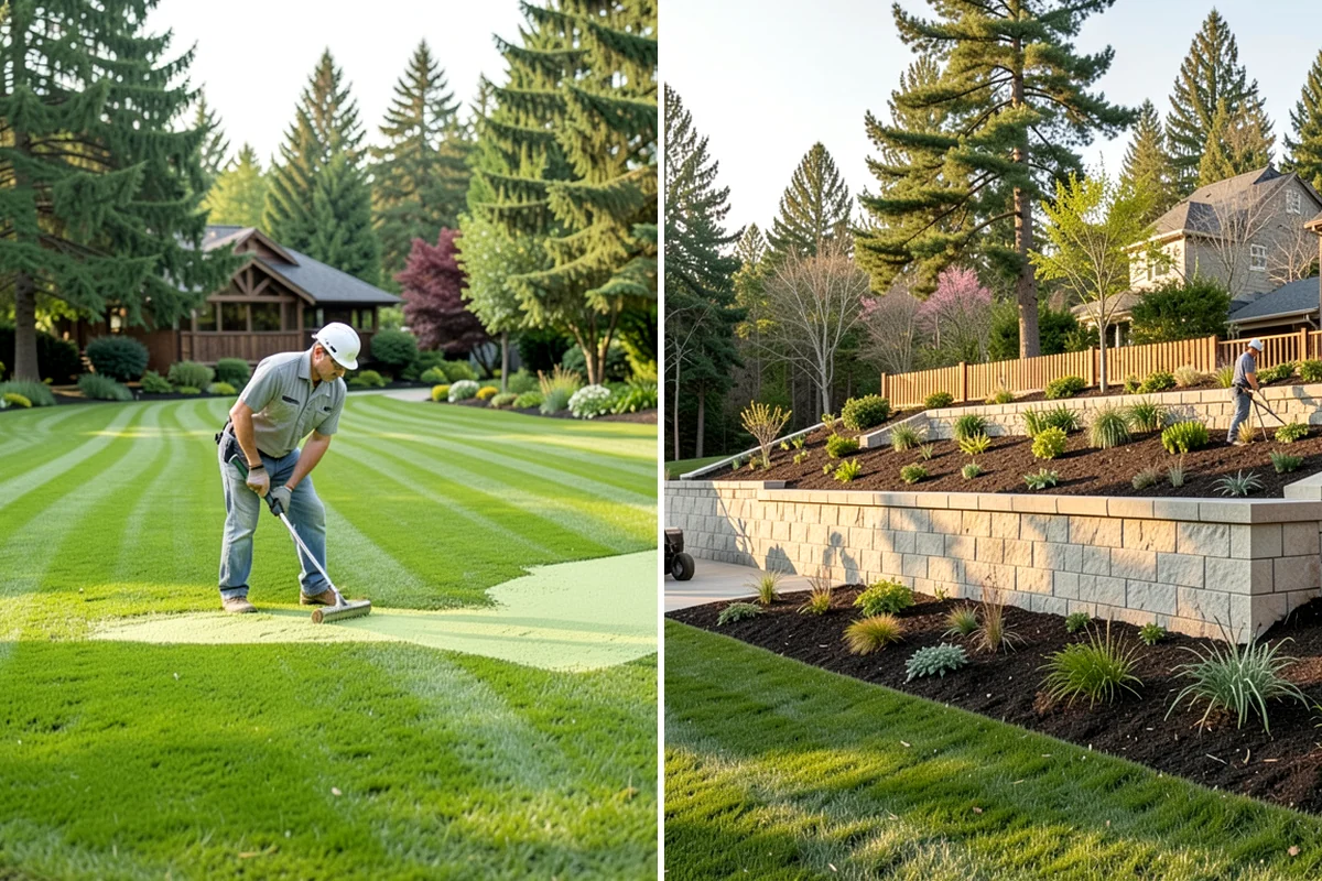 Gravel Mulch Installation in Arlington, Snohomish County, WA - Review the design and select stone size and color for the space