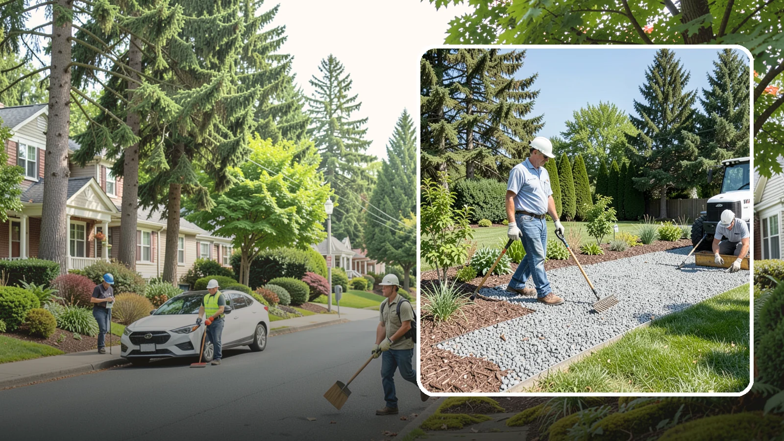 Gravel Mulch Installation in Beaux Arts Village, King County, WA - We install decorative gravel mulch for a clean, permanent ground cover that never needs annual replacement.