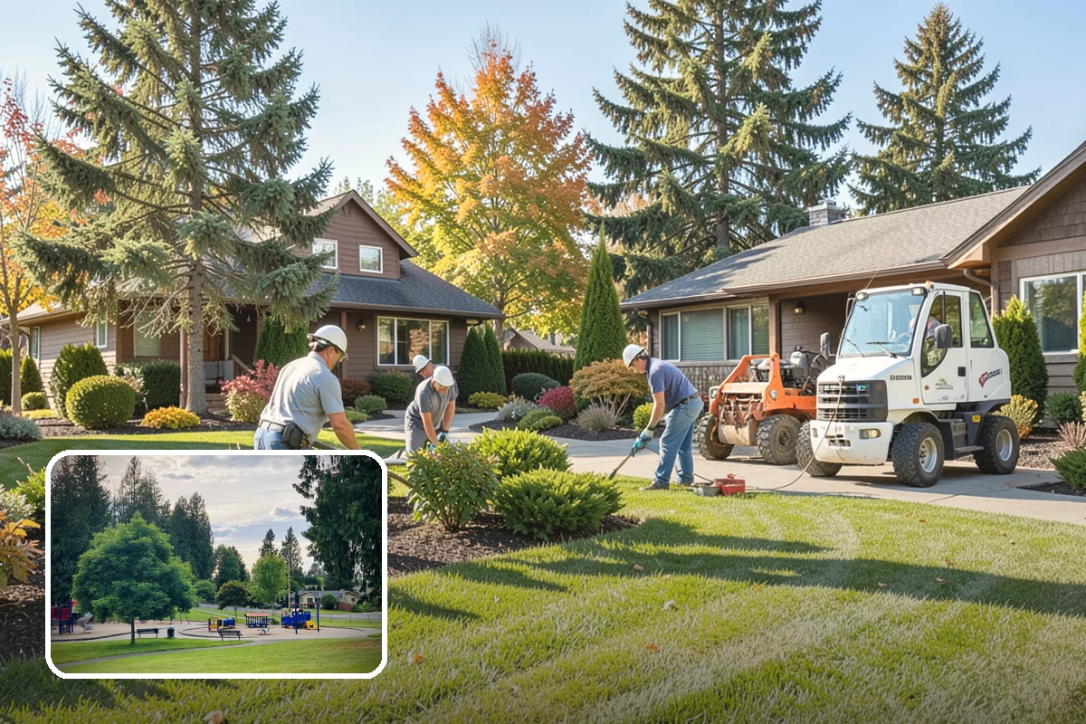 Gravel Mulch Installation in Bonney Lake, Pierce County, WA - Permanent ground cover that never needs yearly replacement