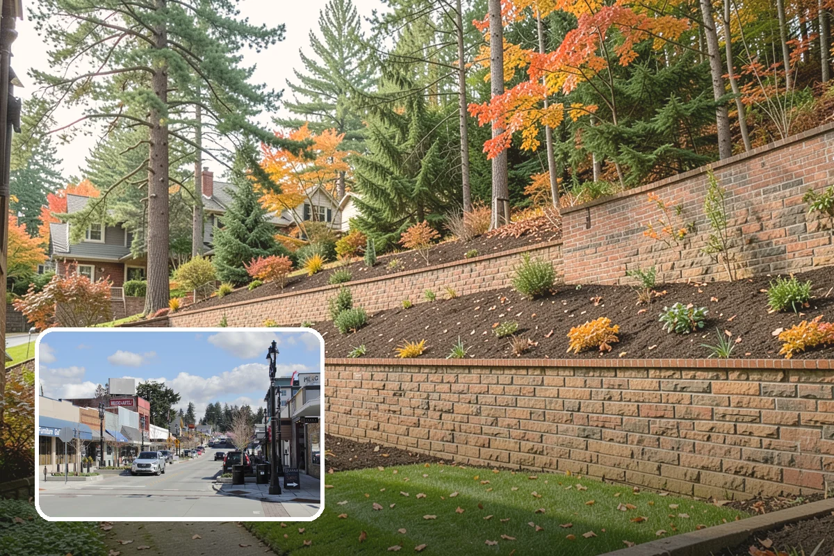 Gravel Mulch Installation in Bothell, King County, WA - Permanent ground cover that never needs yearly replacement
