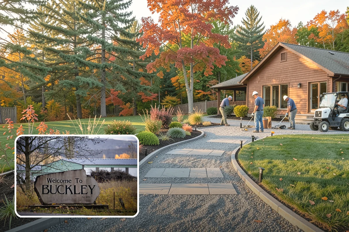 Gravel Mulch Installation in Buckley, Pierce County, WA - Permanent ground cover that never needs yearly replacement