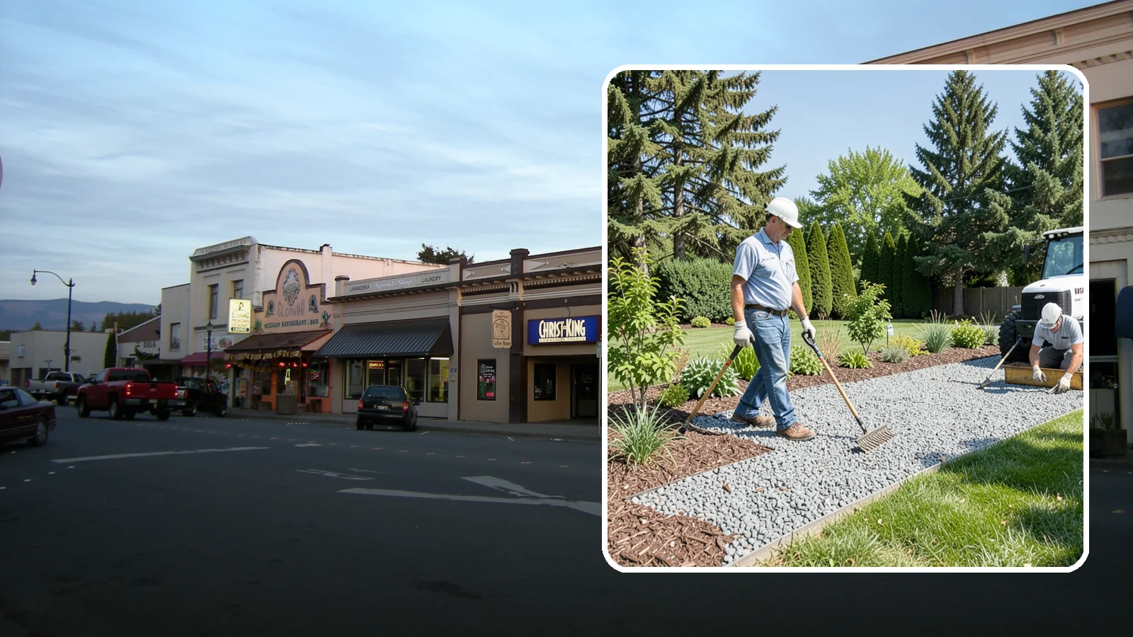 Gravel Mulch Installation in Burlington, Skagit County, WA - We install decorative gravel mulch for a clean, permanent ground cover that never needs annual replacement.