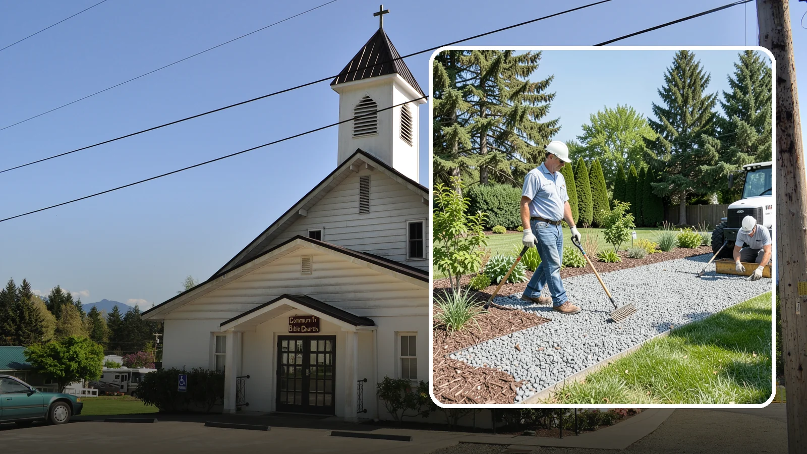 Gravel Mulch Installation in Concrete, Skagit County, WA - We install decorative gravel mulch for a clean, permanent ground cover that never needs annual replacement.