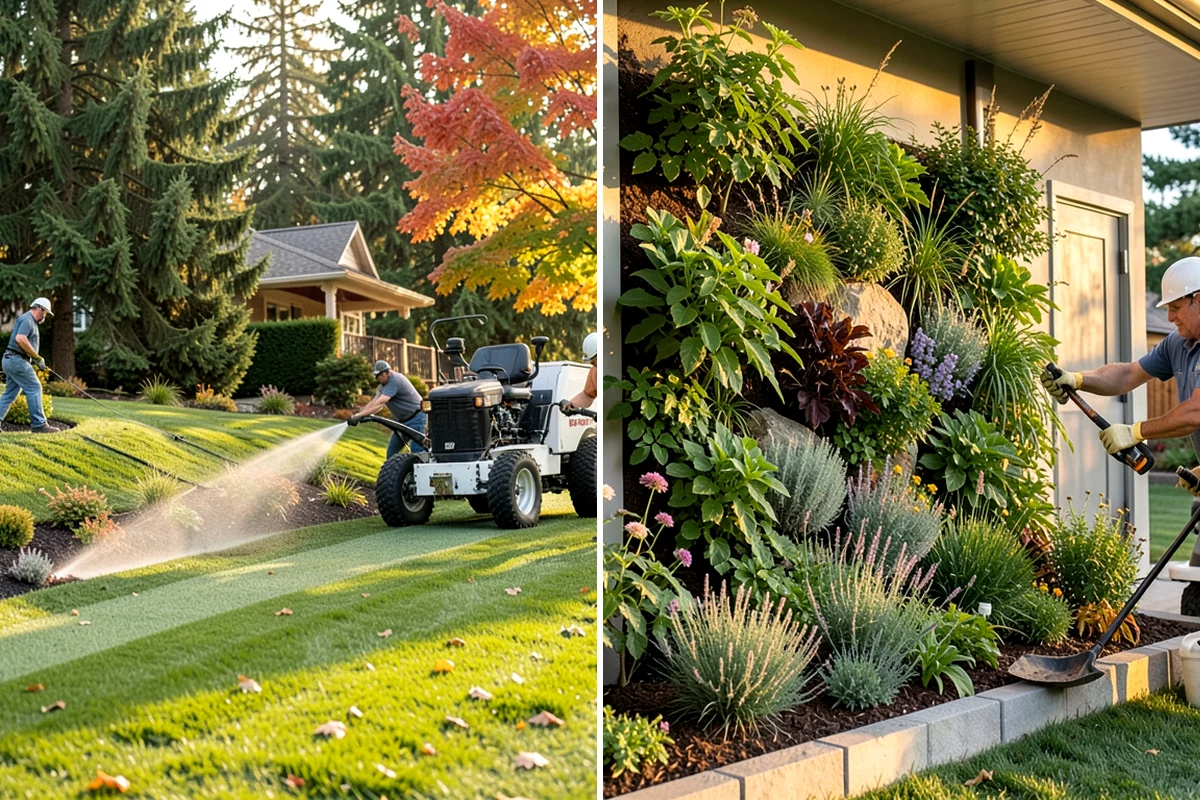 Gravel Mulch Installation in Concrete, Skagit County, WA - Review the design and select stone size and color for the space