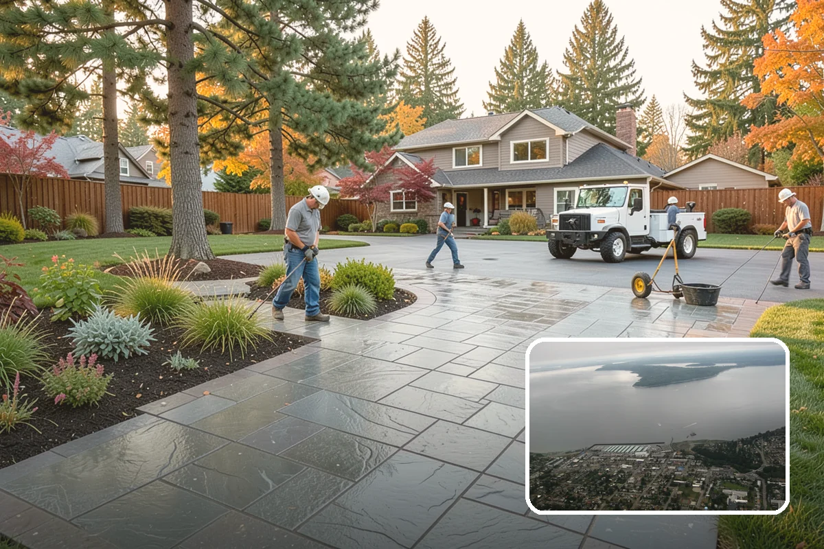 Gravel Mulch Installation in Des Moines, King County, WA - Permanent ground cover that never needs yearly replacement